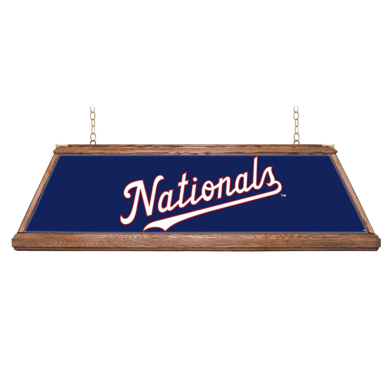 MBNATIONALS-330-01A, WAS, Washington, Nationals, Premium, Wood, Billiard, Pool, Table, Light, Lamp, MLB, The Fan-Brand, "A" Version, 704384966753