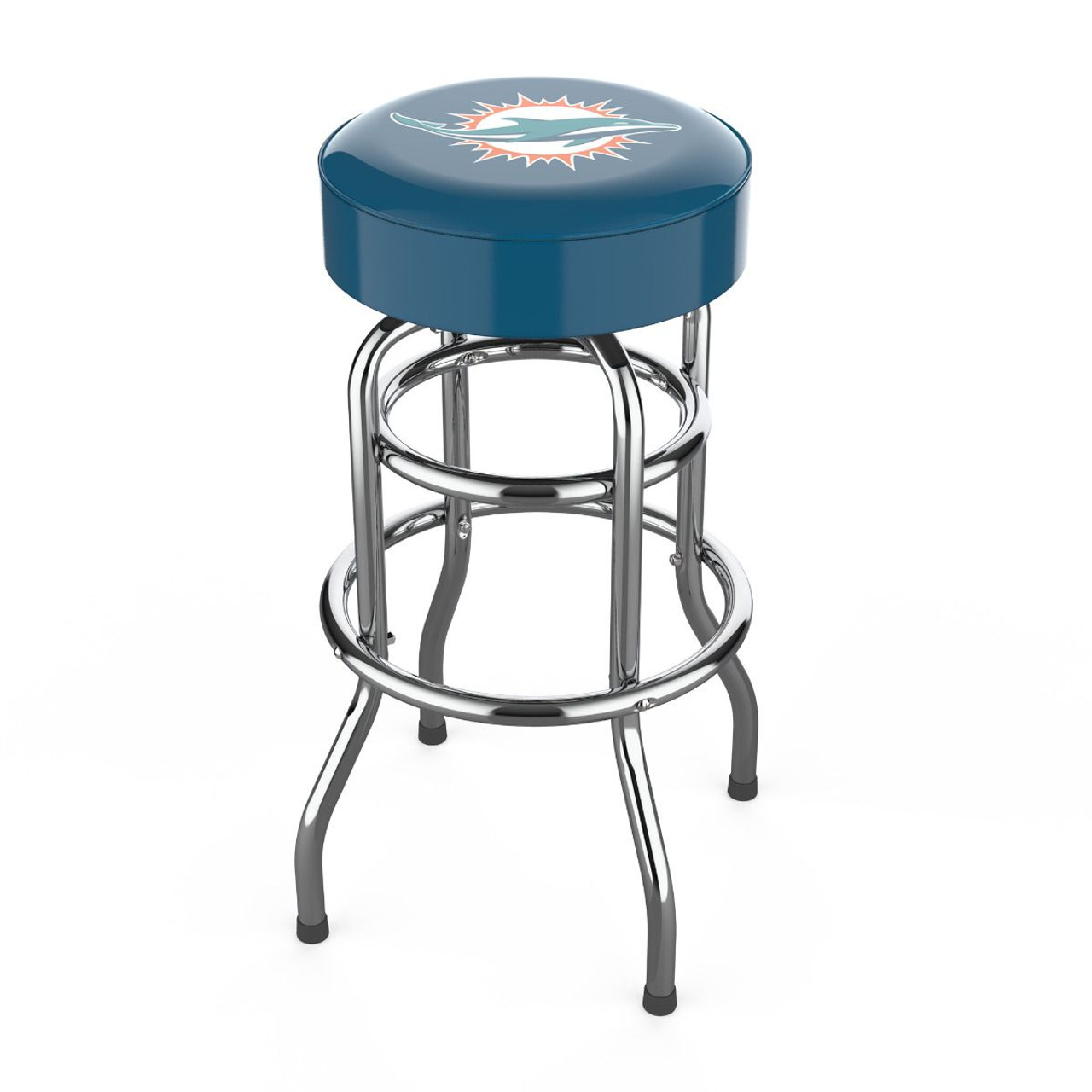 Mia, Miami, Dolphins, 30", Chrome, Bar, Stool, 680-1008, 26-1001, NFL, Imperial, 720801323923