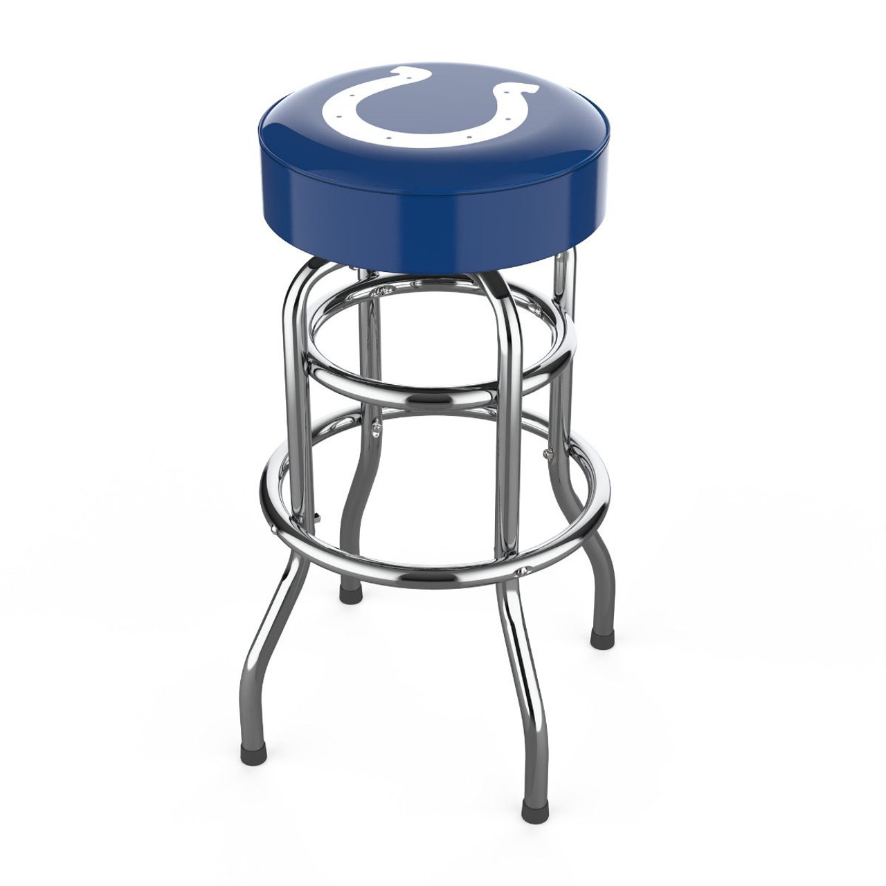 Ind, Indy, Indianapolis, Colts, 30", Chrome, Bar, Stool, 680-1022, 26-1001, NFL, Imperial, 720801324111