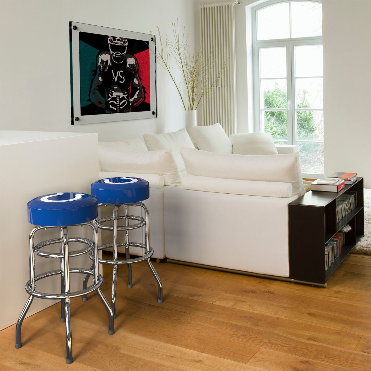 Indianapolis Colts 30" Chrome Bar Stool