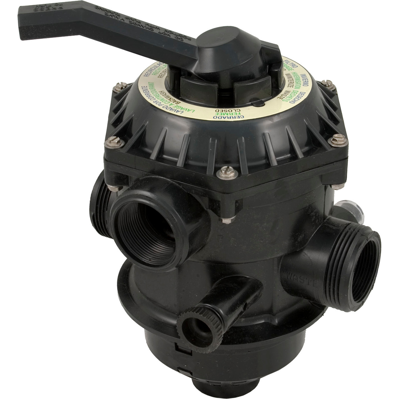 Pentair, Tagelus, Multiport, Valve, For, Top, Mount, Sand, Filter, 262506, 788379674496, Spa, Filter, Parts