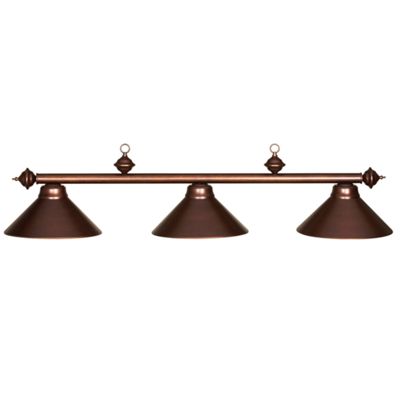 Ram Game Room 3-Light Metal Billiards Light Fixture, Various Finishes