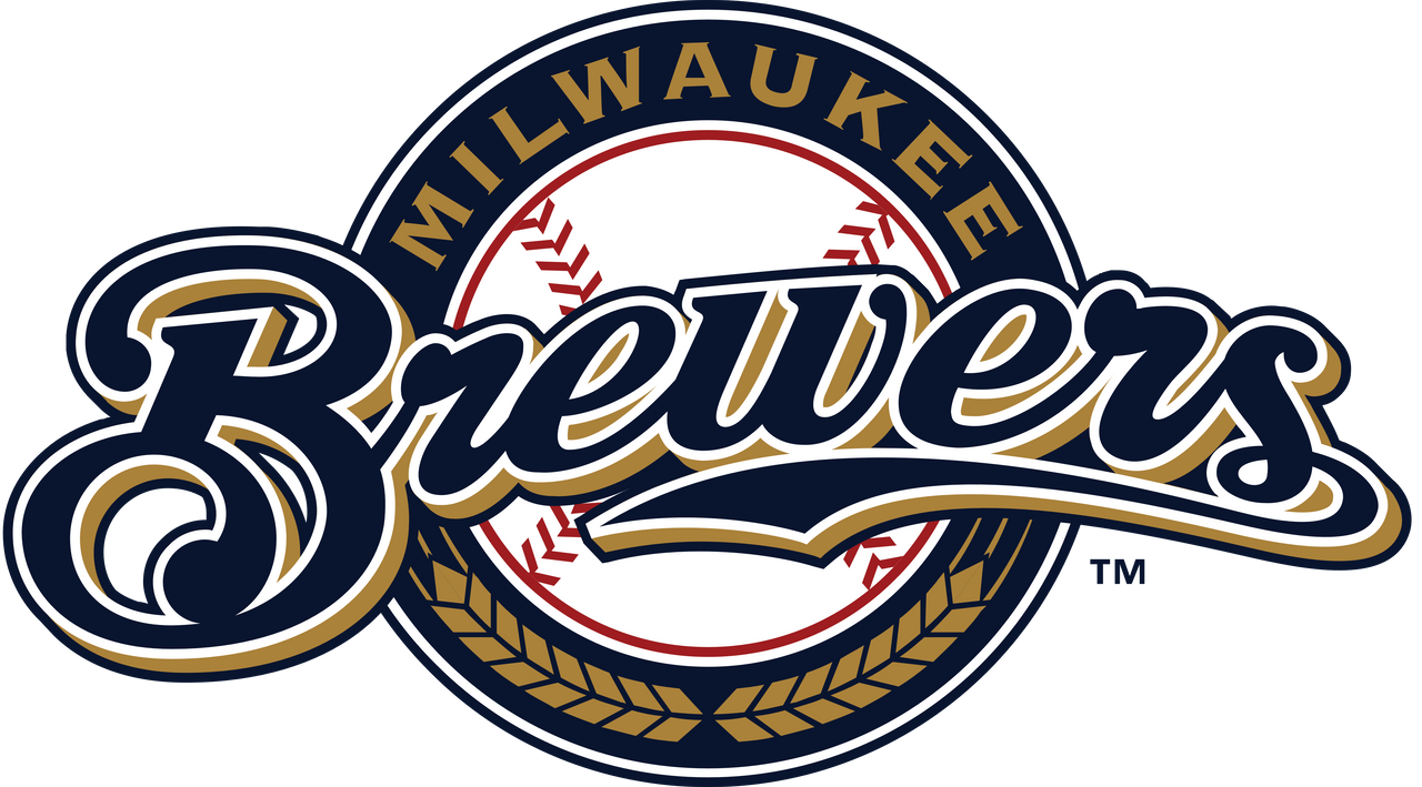 Milwaukee Brewers 15" Double Neon Wall Clock