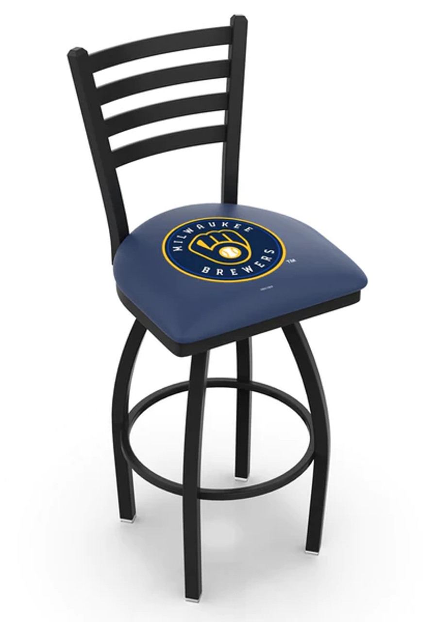 Milwaukee, Brewers, L014, 25", 30", 36", Height, Holland, MLB, Swivel Bar Stool  Stool, L01425MLBMil, MIL