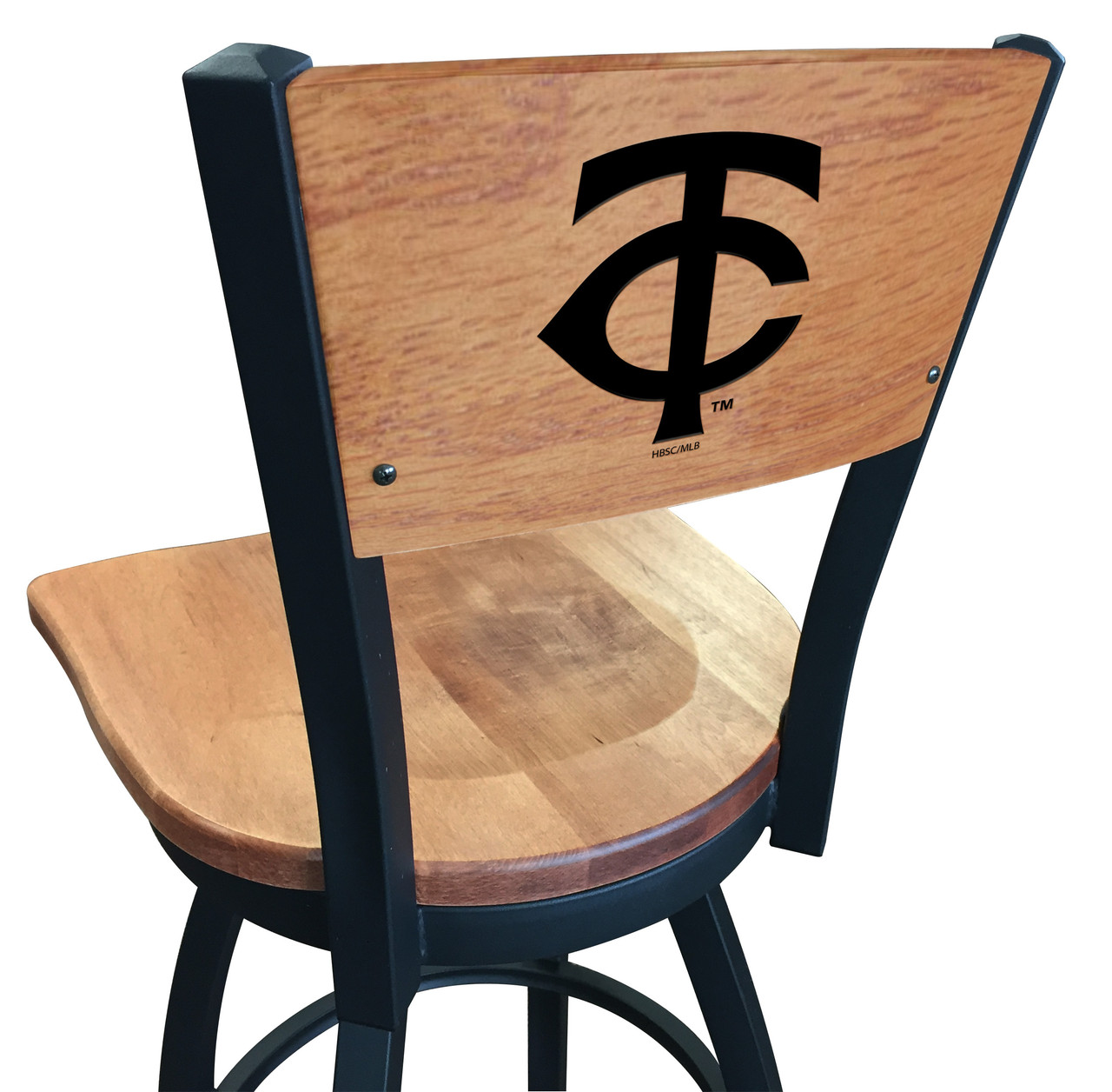 Minnesota, Twins, L038, Laser, Engraved, Wood, Back, Counter, Bar, Stool, 25", 30", 36", Maple, Wood, Seat, Holland Bar Stool,MN, MIN, MLB, Fan Cave, Man Cave, L03825BWMedMplAMLBMinMedMpl, 071235077327, L03830BWMedMplAMLBMinMedMpl, 071235084721, L03836BWMedMplAMLBMinMedMpl, 071235085452