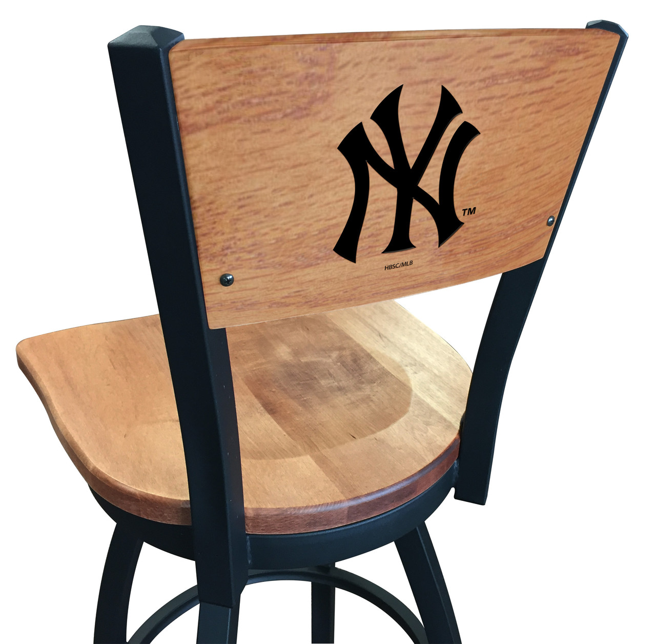 New York, Yankees, L038, Laser, Engraved, Wood, Back, Counter, Bar, Stool, 25", 30", 36", Maple, Wood, Seat, Holland Bar Stool,NYY, NY, MLB, Fan Cave, Man Cave, L03825BWMedMplAMLBNYYMedMpl, 071235084004, L03830BWMedMplAMLBNYYMedMpl, 071235084745, L03836BWMedMplAMLBNYYMedMpl, 071235085476