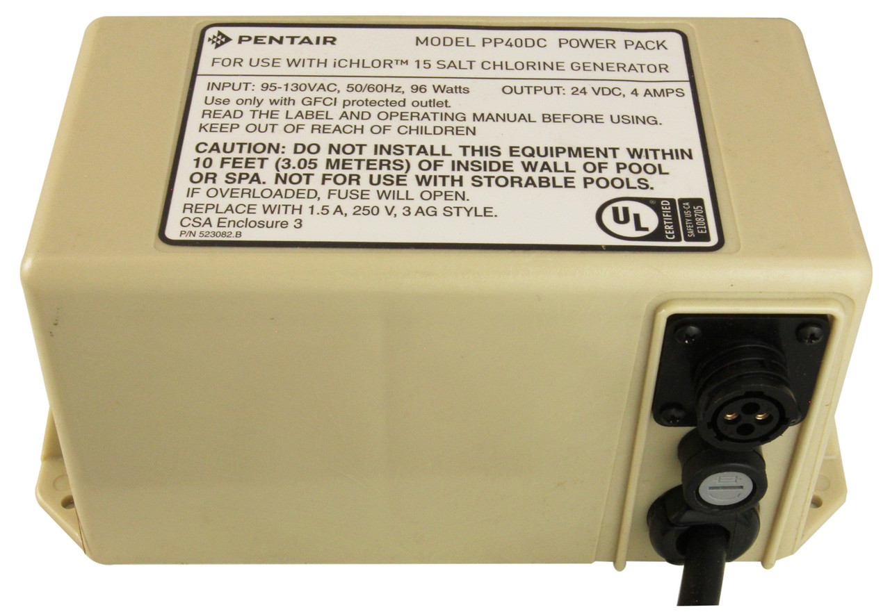 Pentair iChlor 15 Above Ground Pool Salt Chlorine Generator, EC-520888