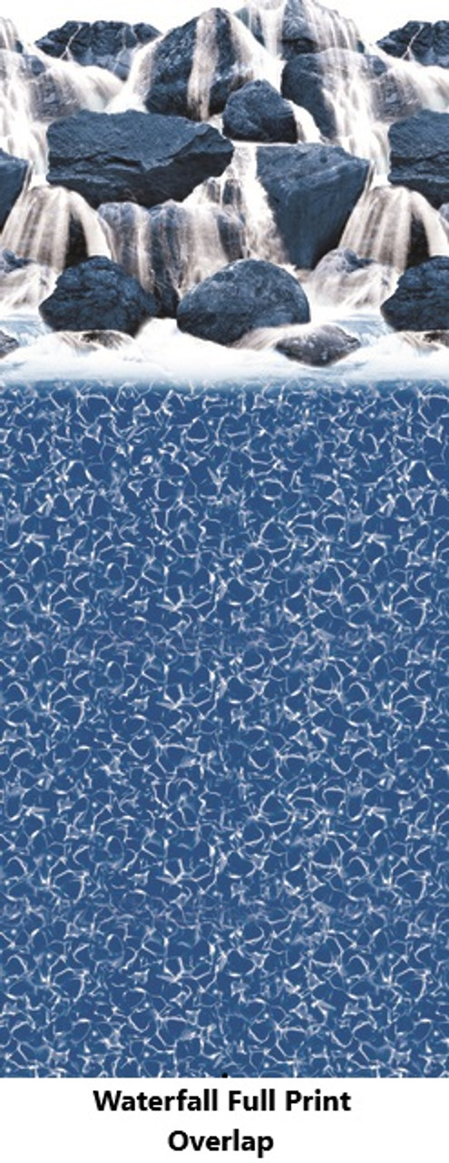 30', Dia, Diameter, Round, Above, Ground, Swimming, Pool, Liners, Vinyl, 20, 25, 30 mil, gauge, Overlap, Unibead, Universal, Bead, Print, Boulder, Caribbean, Swimline, Ocean Blue