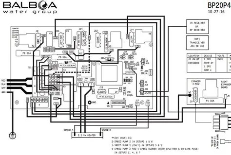 Balboa, BP20P4, G1324, 56699, 33-56699-K, VS100R1A, Circuit Board, PCB, Spa, Hot Tub, Spa