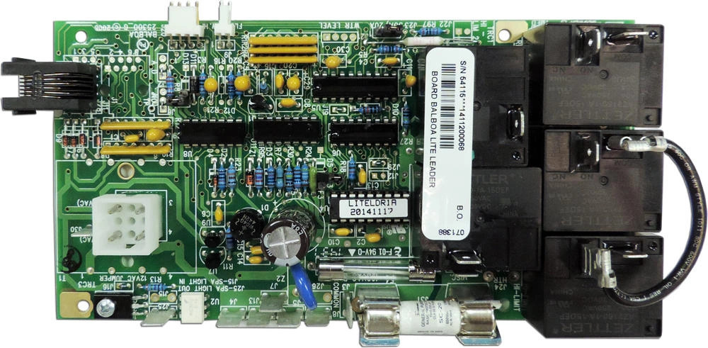 Balboa, Lite, Leader, Circuit, Board, 33-54115-K, 54115, PCB, Spa, Hot Tub, Part