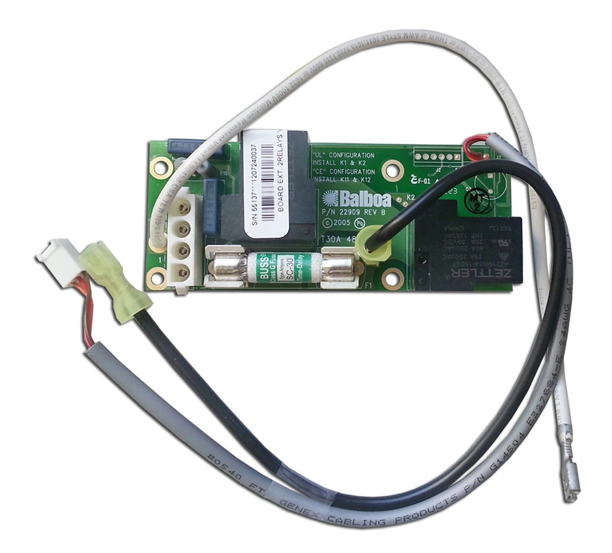 Balboa, VS/EL/BP, Expander, Board, 33-55137-K, 55137, PCB, Spa, Hot Tub, Part