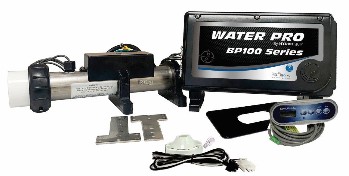 BP100, Retrofit, Replacement, Balboa, HydroQuip, Control, System, Pack, Remote, Heater, TP200, Topside, 50-BP1-200-55-R, 5.5v, HydroQuip