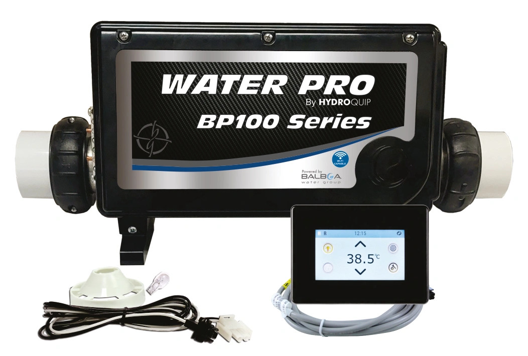 Water Pro, BP100, Retro-Fit, Spa, Control, Pack, 4.0kW, Fixed, Heater, Spa,Touch2, Panel, 50-BP1-SS-40, HydroQuip, Topside