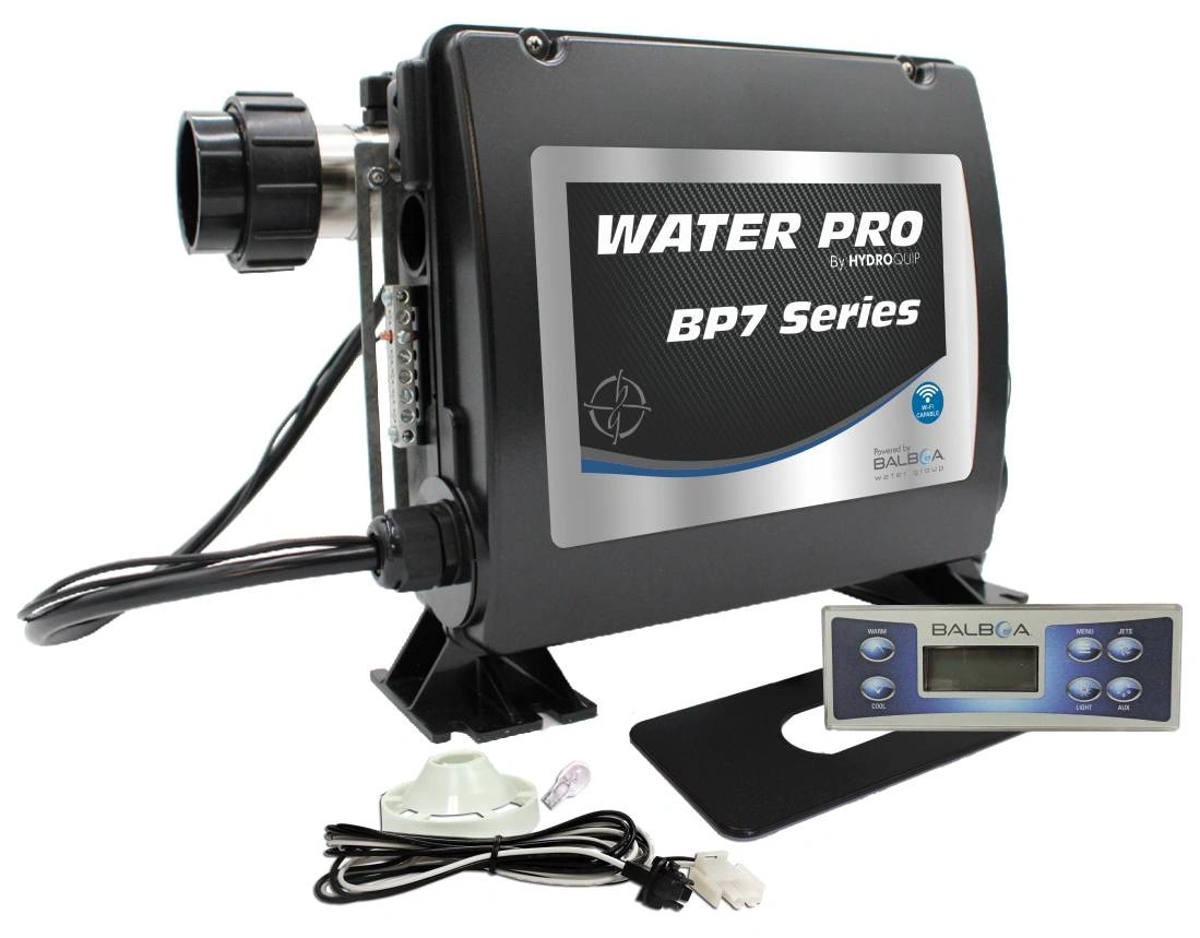 Water Pro, BP7, Retro-Fit, Spa, Control, Pack,  4.0kW, Slide, Heater, TP500, Panel, 50-BP7-500-40-S, 731997726054, Balboa, Topside, HydroQuip