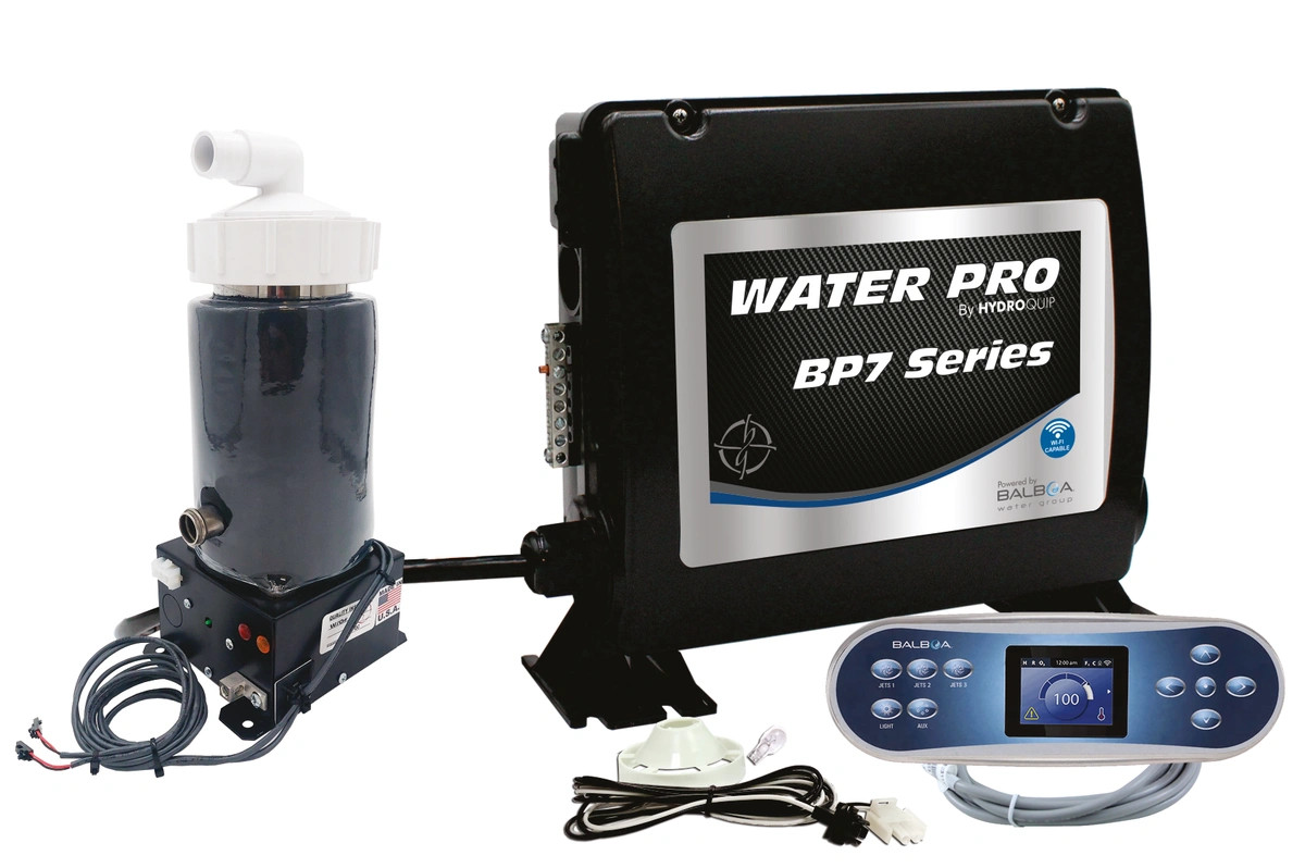 Water Pro, BP7, Retro-Fit, Spa, Control, Pack, 5.5kW, Low, Flow, Heater, TP700, Panel 50-BP7-700-55-C, Topside, HydroQuip, Balboa