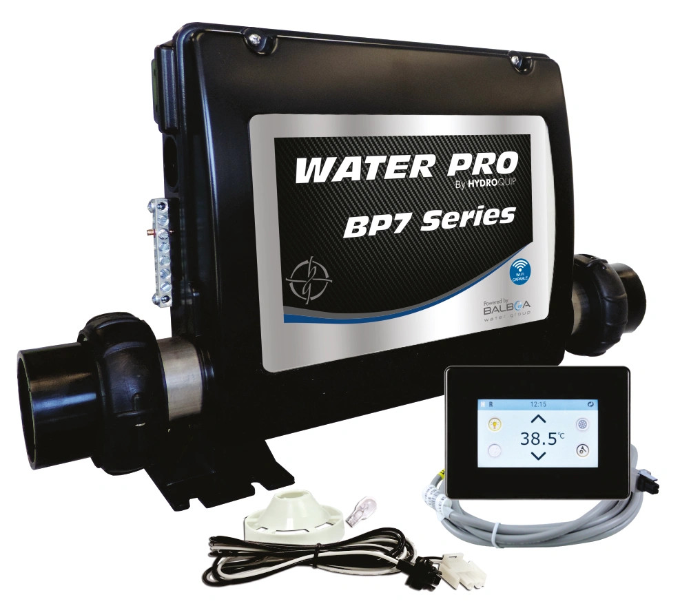 Water Pro, BP7, Retro-Fit, Spa, Control, Pack, 4.0kW, Heater, SpaTouch, Panel, 50-BP7-SS-40-K, 731997726092, Topside, HydroQuip, Balboa