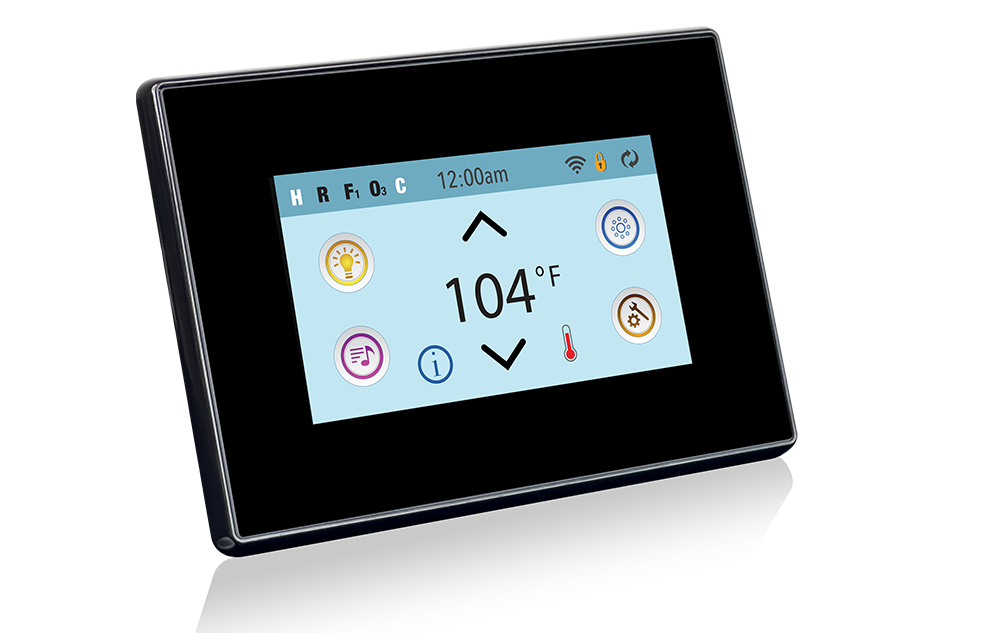 Water Pro BP7 Retro-Fit Spa Control 4.0kW Low-Flow Heater SpaTouch2 Panel 50-BP7-SS-40-C