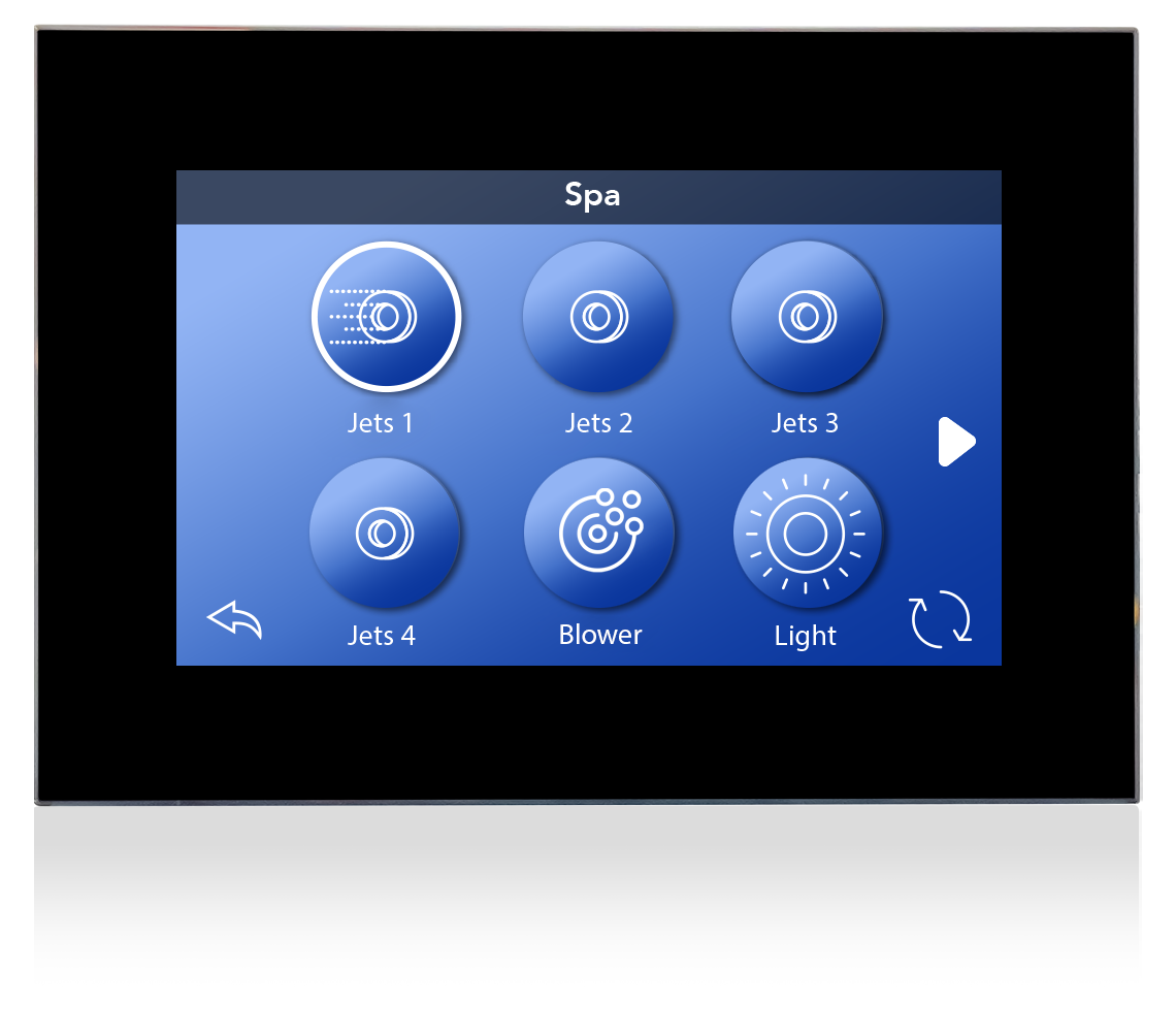 Spa Touch 3, Balboa, Topside