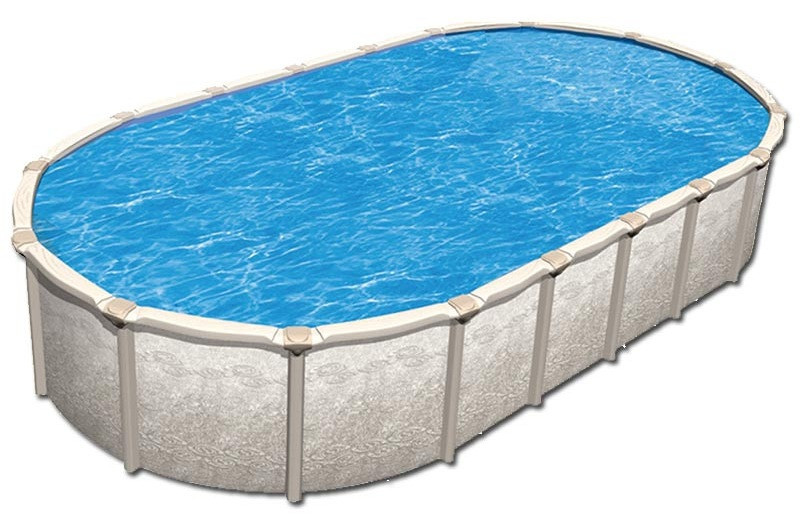 7" Magnus-SS 54" Hybrid Frame, SS Service Panel, Liner and Skimmer, 9 Sizes Available, FREE SHIPPING