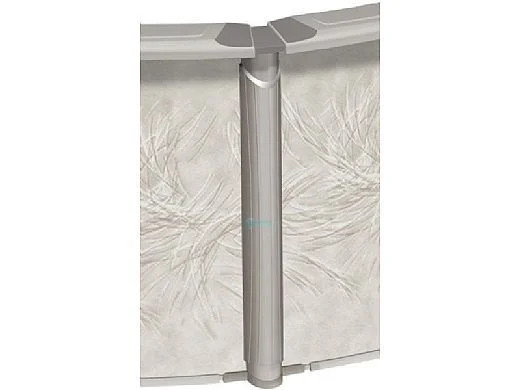 8" Azor-SS 54" Hybrid Frame, SS Service Panel, Liner and Skimmer, 9 Sizes Available, FREE SHIPPING