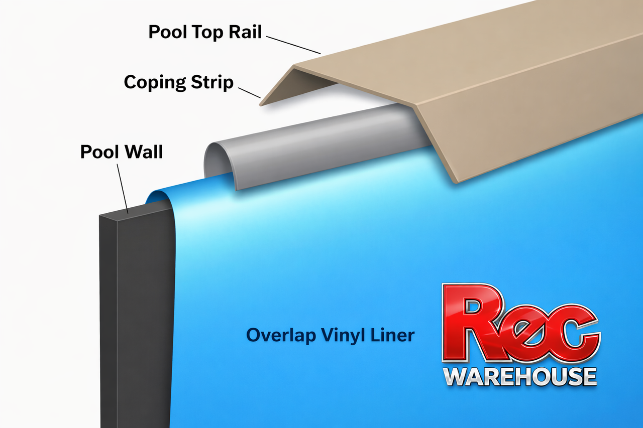 Solid Blue, Overlap, Liner,  Above Ground, Swimming Pool, 48, 52, Sidewall, inch, replacement, swimline, unibead, beaded, 723815204752, 651137749142, 840304225248, 723815114075, 723815181732