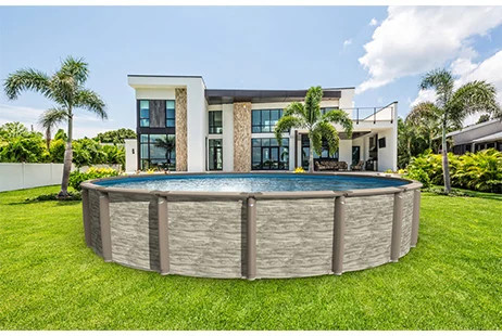 8" Azor-SS 54" Hybrid Complete Pool Package, 9 Sizes Available, FREE SHIPPING