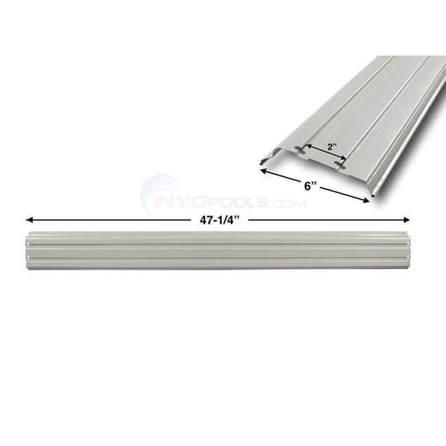 2 PACK, 1450876, Atlantis, Esprit, Pretium, Top, Rail, Oval, Straight Side, ledge, Atlantic, FREE SHIPPING, Mist, Grey, Above, ground, swimming, pool