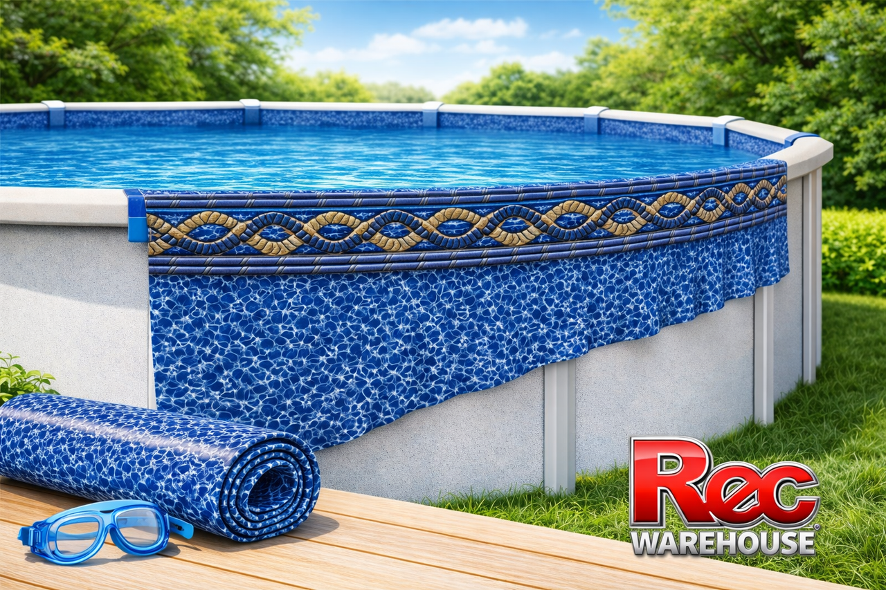 24', Mystri Gold, Liner,  Above Ground, Swimming Pool, 52", Unibead, J-Hook, Beaded, Hung, Sidewall, inch, replacement, Swimline, LI2452MGU25, 
723815440167