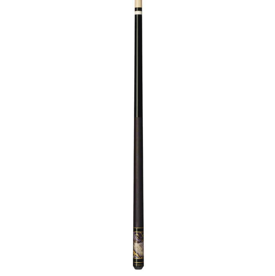 Players Obsidian Grey Cue with Black Linen Wrap – Professional Pool Cue