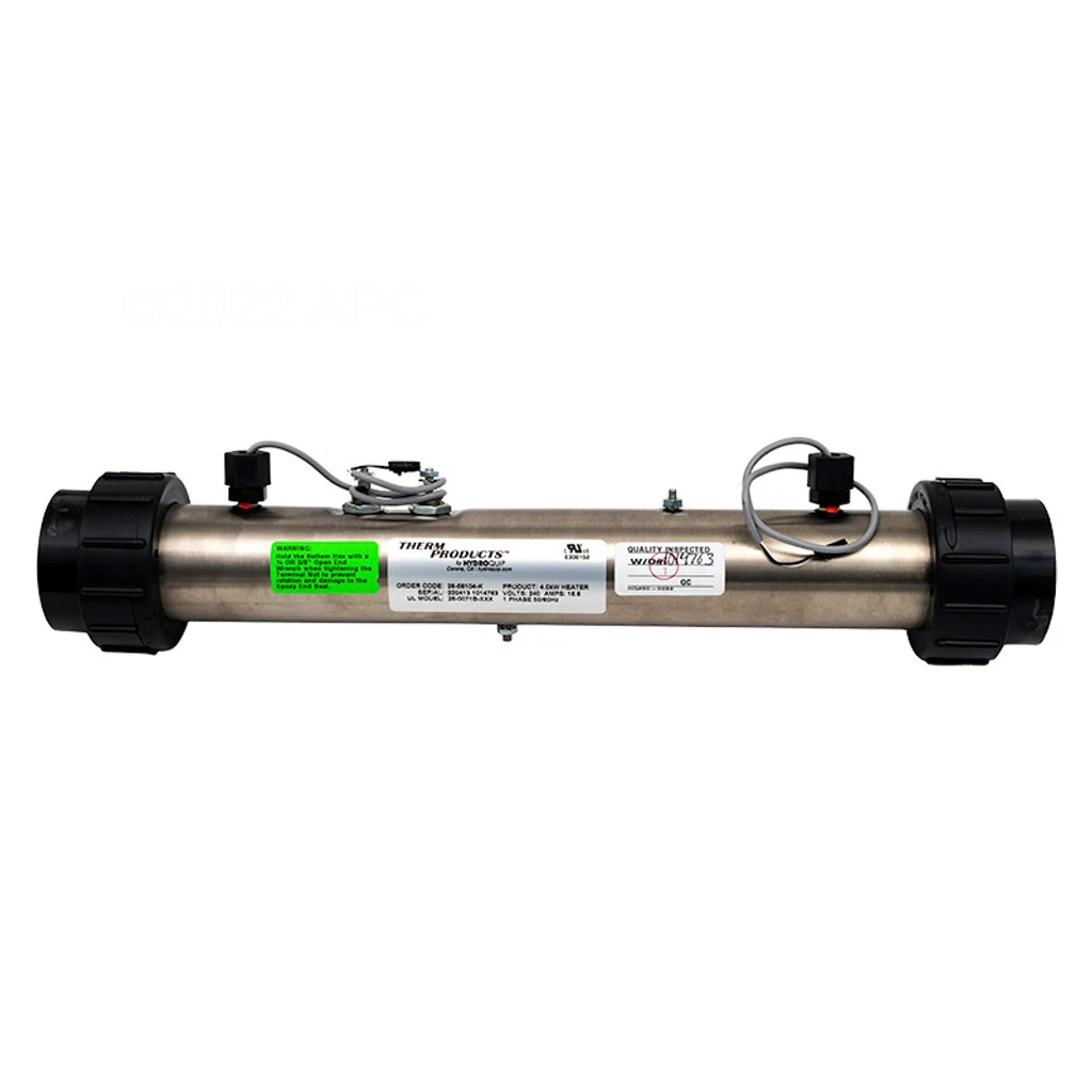 HydroQuip, Balboa, Therm, Products, 15", Universal, 4KW, Spa, Hot Tub, Heater  Assembly  M7, Sensor, 58104, 58303, G7410, 26-58104-26, 26-0071-DS-5S-K, 50134 , 10455 , 20-00329 , 26-58104-K , 2600-050 , 2605357SK , 360363 , 50071 , 50076 , 50080 , 50096 , 50134 , 50150 , 740-0650 , 7400650 , 9711-17 , BAL-851-1049 , BB50076 , BB50096 , C2550-0535 , C2550-0535-TPS , C2550-05351ET , HTAC25500735 , 647697998489