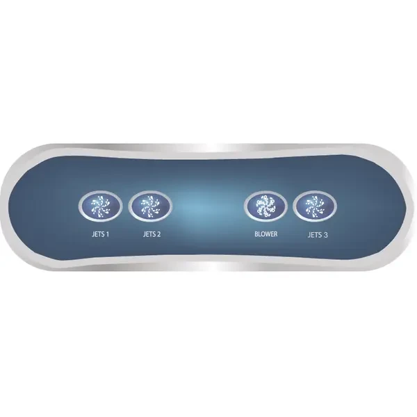Balboa 53334, AX40, 4-Button, Auxiliary, Spa, Topside, Control, Panel