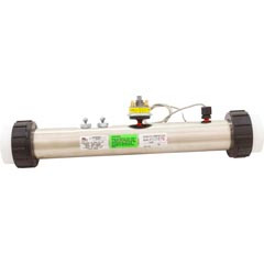 HydroQuip 0809, 4.0kW Flo-Thru Heater Assembly 26-0809-5S-K - Front View