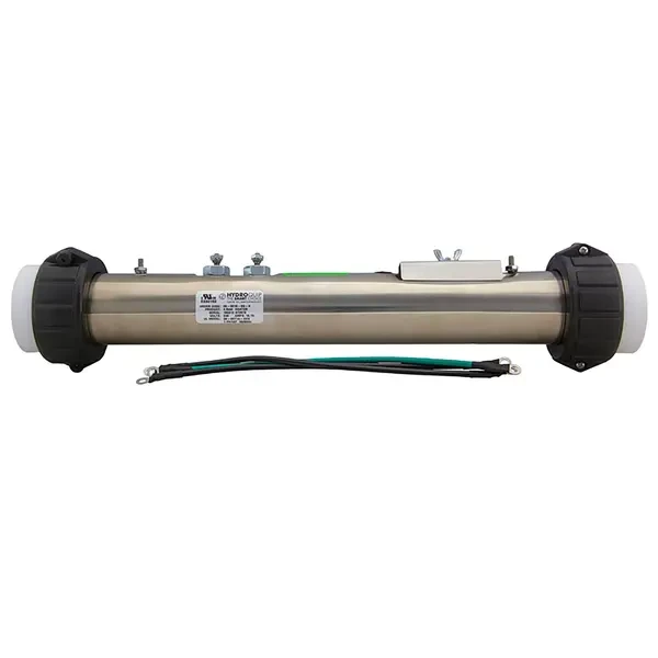 HydroQuip 0010, 3.0kW Flo-Thru Heater Assembly 26-0010-4S-K - Front View