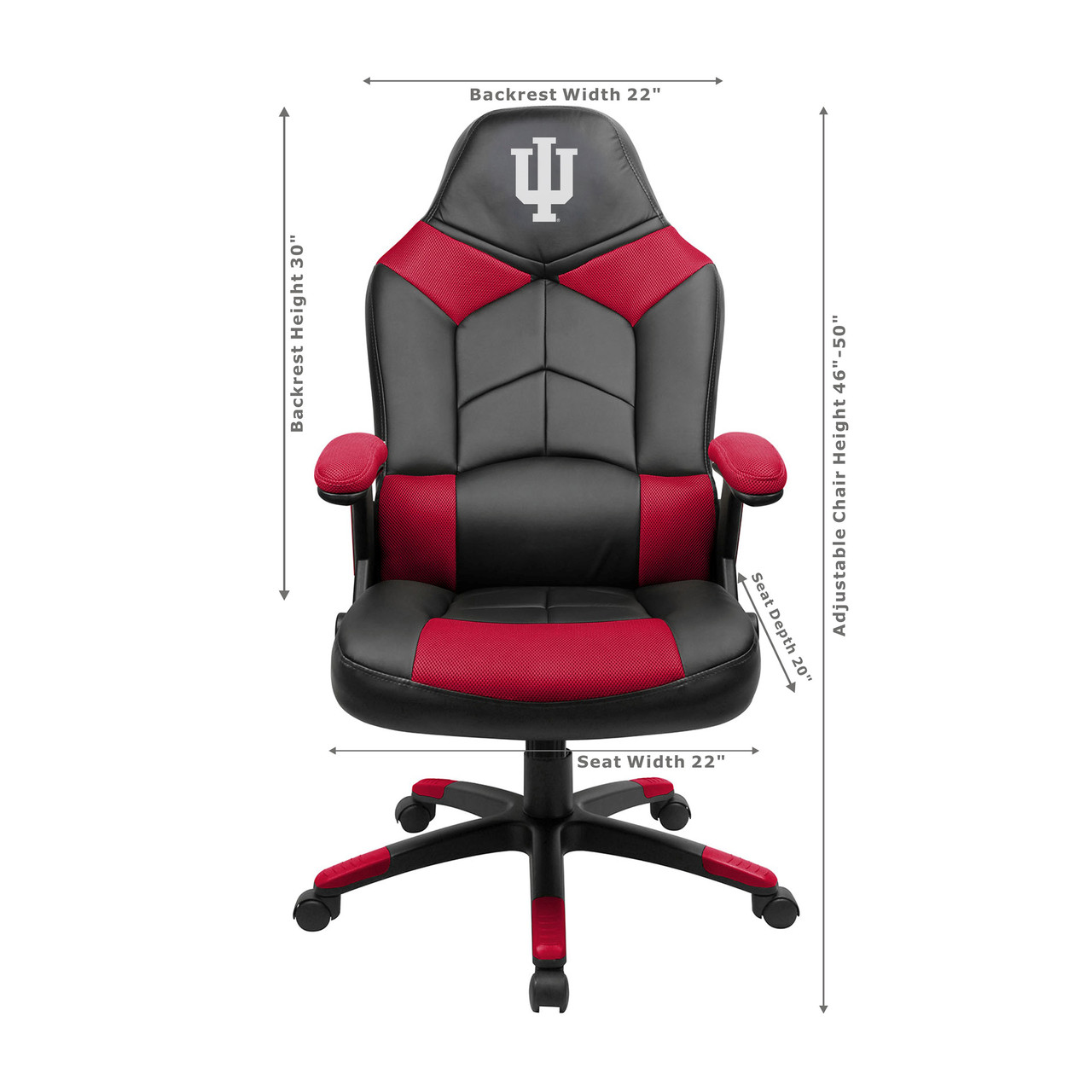 Indiana Hoosiers Oversized Office Chair