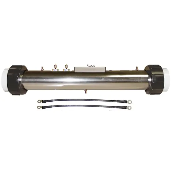 Vita Spas 0024, 3.0kW Flo-Thru Heater Assembly 26-0024-4S-K - Front View
