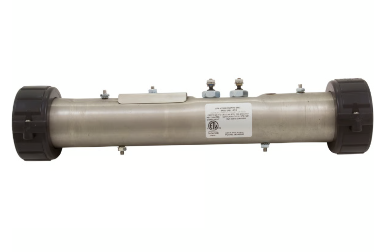 United Spas 1227, 5.5kW Flo-Thru Heater Assembly 26-1227-7S-K - Front view