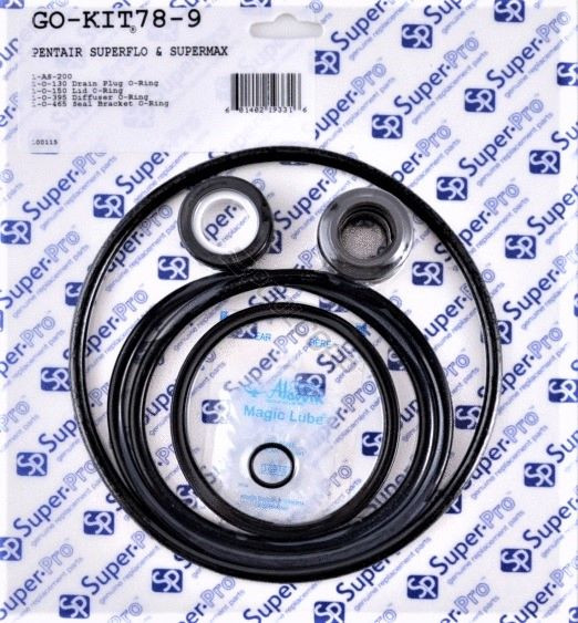 Pentair SuperFlo/SuperMax Pump Seal KIT, GOKIT78