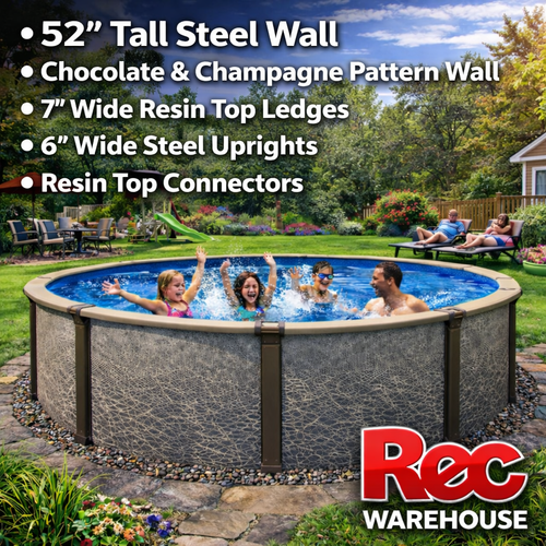 52", deep, Revelle, hybrid, Resin, wilbar,  sharkline, seaspray, Complete, above, ground, swimming, Pool, Packages, round, oval, yardmore, space saver,15', 18', 24', 27', 30', 15'x30'. 18'x33', PRVLRVL-1552RSRSRL3-WS, PRVLRVL-1852RSRSRL3-WS, PRVLRVL-2452RSRSRL3-WS, PRVLRVL-2752RSRSRL3-WS, PRVLRVL-3052RSRSRL3-WS,  PRVLRVL-YM153052RSRSRL3-WS,  PRVLRVL-YM183352RSRSRL3-WS
