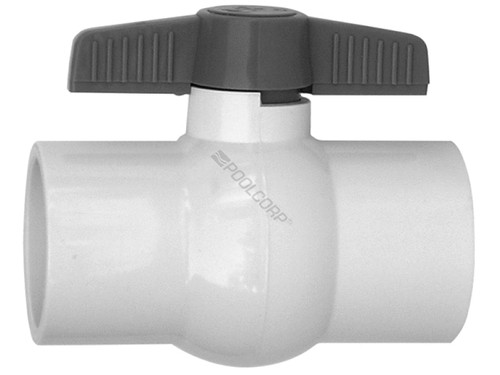 CMP, Custom Molded Products, Super-Pro, 1-1/2", SxS, SlipxSlip, PVC, Ball Valve, 25800-150-000, SPG-56-6000, 849640019245