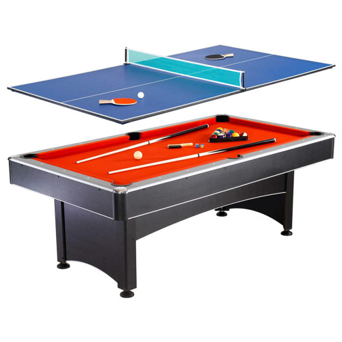 NG1023, Maverick, 7', Pool Table, Table Tennis, ping pong,  Combo, multi-game,  Blue Wave