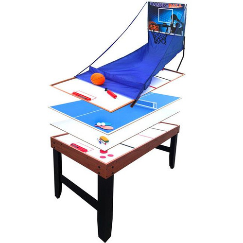 BG1016M, NG1016M, Accelerator, 4 in 1, Multi, Game, Table, Basketball, Air Hockey, Table Tennis, Ping Pong, Dry Erase Board, FREE SHIPPING, Hathaway, blue Wave, 672875903986