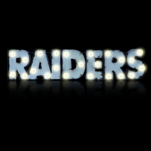 720801561103, 546-1010, LV, Las Vegas, Raiders, NFL,  4', Lighted, Recycled, Metal, Sign, FREE SHIPPING, Imperial