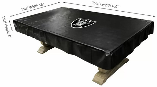 80-1010, LV, Las Vegas, Raiders, 8-ft, Deluxe. Billiard, Pool, Table, Cover, FREE SHIPPING, 720808010109