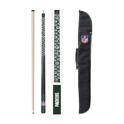 72-1001, Green Bay, GB, Pack, Packers, Pool, Billiard, Cue, Case, Combo, NFL, 720801721019