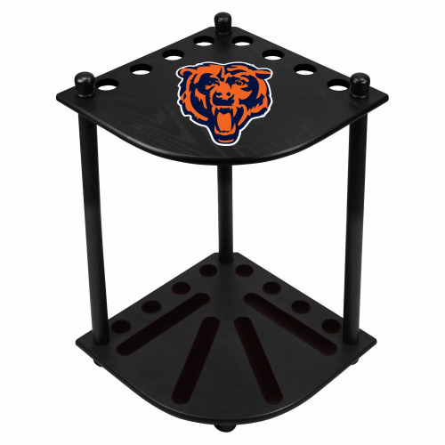 578-1019, Chicago, Bears, NFL, Billiard, Corner, Cue Rack, FREE SHIPPING