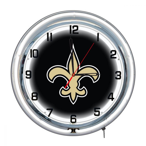 New Orleans Saints 18" Neon Clock