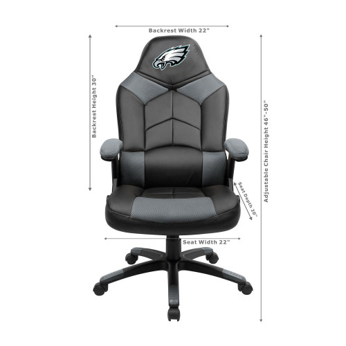 134-1037, Philly, Philadelphia, Eagles, Oversized, Video, Gaming, Chair, FREE SHIPPING, NFL, Logo, Imperial