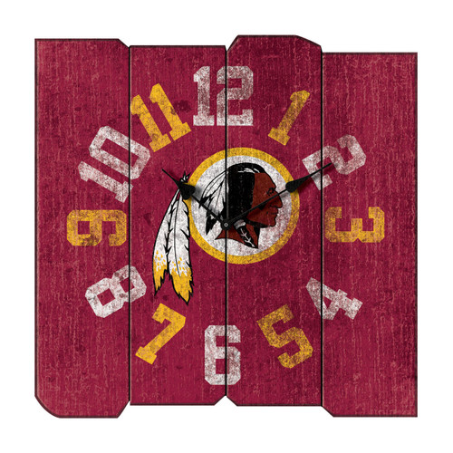 171-1016, Washington, Football, Redskins, 16", Square, Vintage, NFL, Imperial,  Clock, FREE SHIPPING