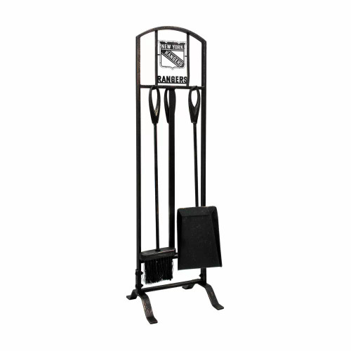 837-4006, NY, NYR, New York, Rangers, 3-PC, WI, Wrought Iron, Bronze, NHL, Imperial, Fireplace, Tool Set, FREE SHIPPING 837-4006, NY, NYR, New York, Rangers, 3-PC, WI, Wrought Iron, Bronze, NHL, Imperial, Fireplace, Tool Set, FREE SHIPPING