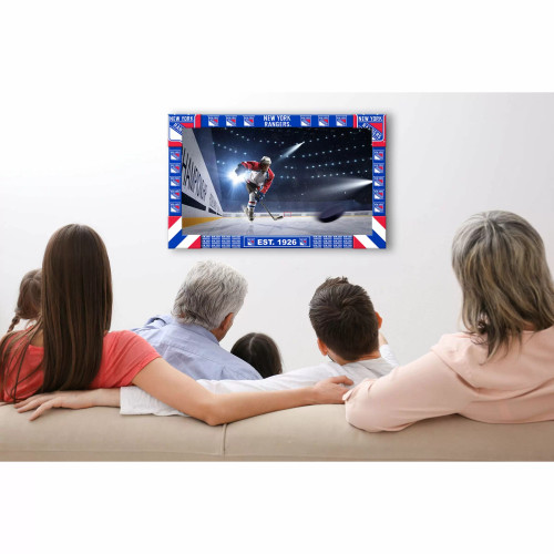 475-4006, NYR, NY, New York, Rangers, Big, Game, TV, Frame, Imperial, NHL